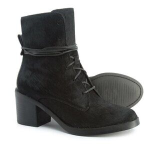 UGG Oriana Exotic Lace Up Calf Hair Ankle Boots Women's Size 10